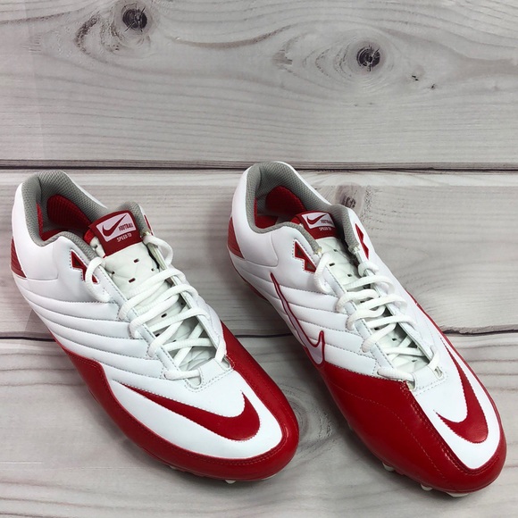 Nike Other - NIKE Men's Cleats Red And White Size 12.5